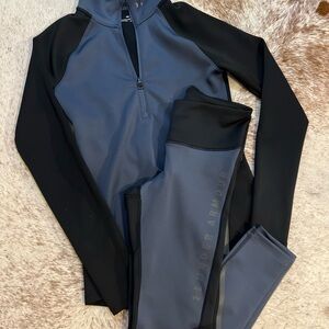 Under Armour Women's Black and Gray Top